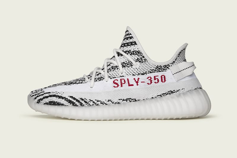 아디다스 이지 부스트 350 V2 '지브라'가 재출시된다