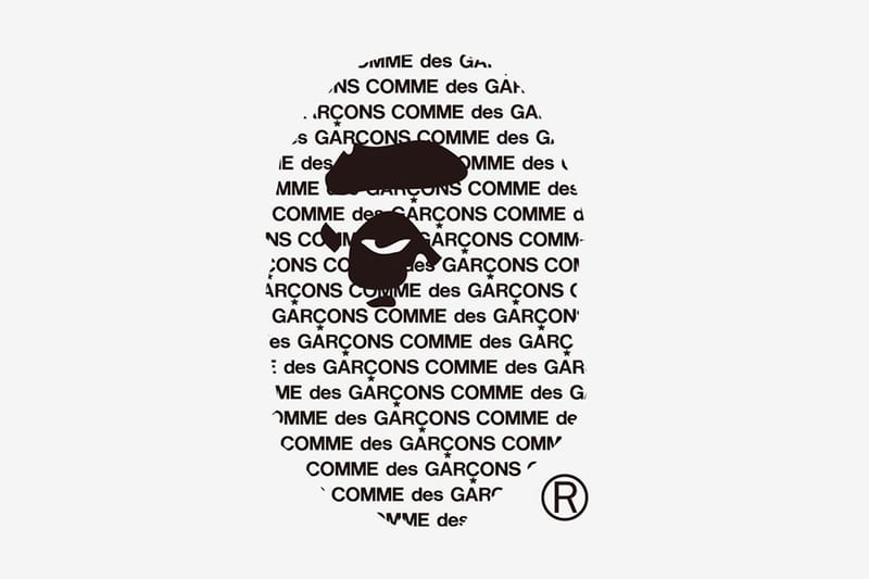 베이프, 꼼 데 가르송과의 협업 컬렉션 출시 예고