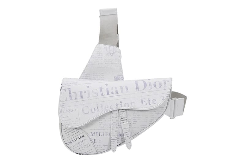 디올, 다니엘 아샴이 디자인한 뉴스페이퍼 프린팅 새들 백 출시