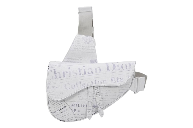 디올, 다니엘 아샴이 디자인한 뉴스페이퍼 프린팅 새들 백 출시