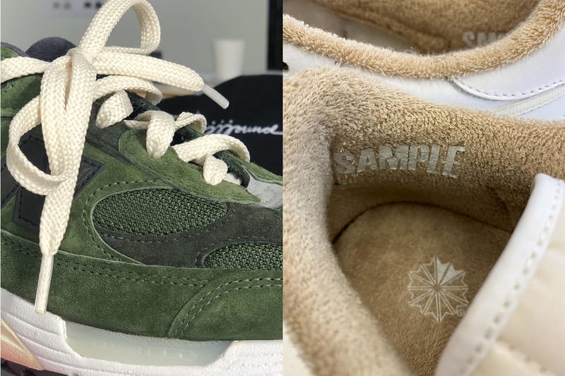 JJJ자운드, 뉴발란스, 리복과 협업한 스니커 일부 공개