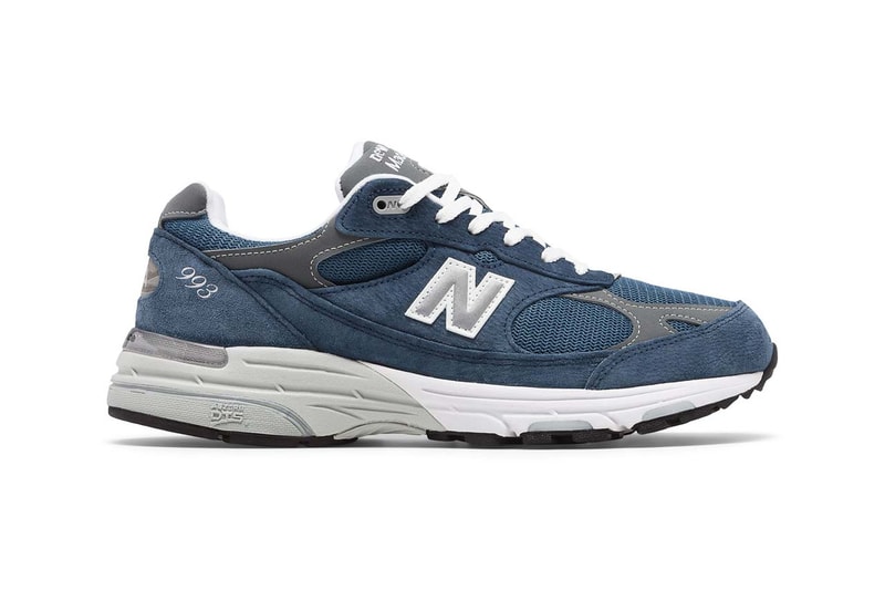 뉴발란스 993, 블루 컬러로 뒤덮인 993 'Made in US’ 출시, Vintage Indigo with Grey