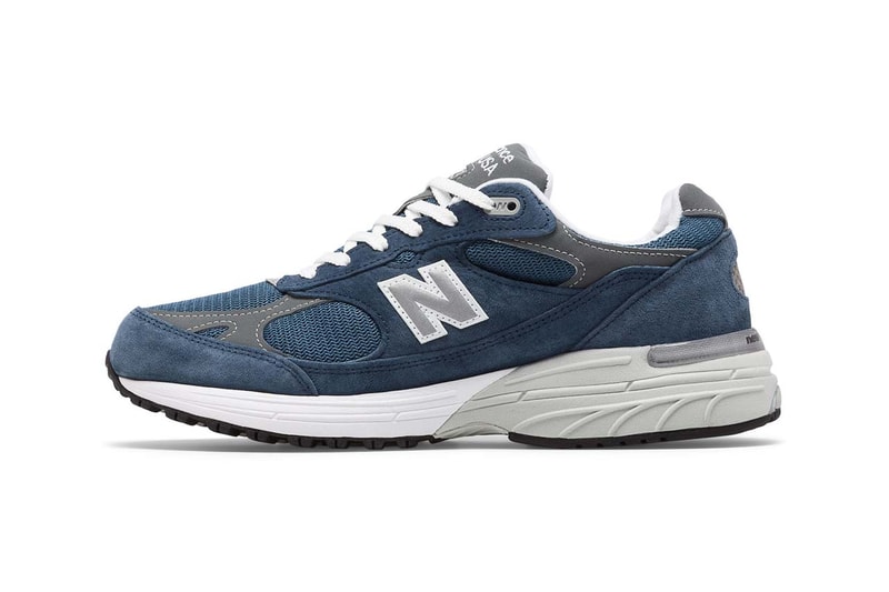뉴발란스 993, 블루 컬러로 뒤덮인 993 'Made in US’ 출시, Vintage Indigo with Grey