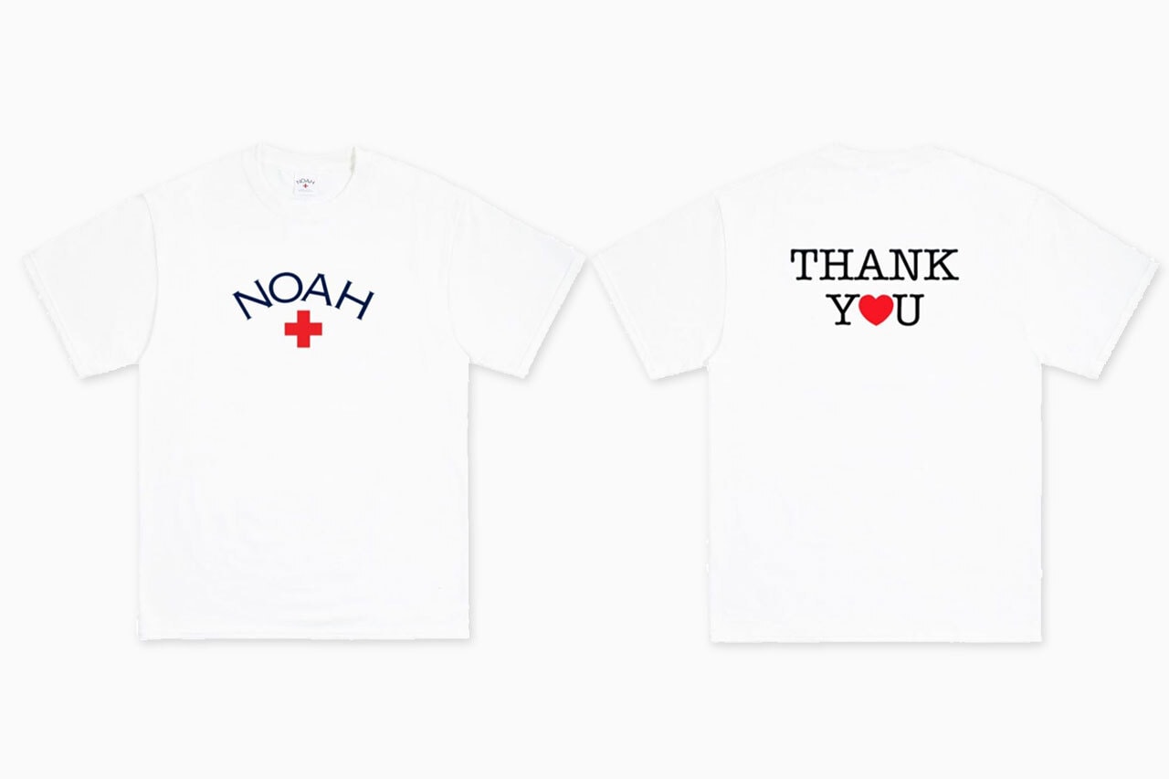 노아, 코로나19 기부금 조성 위한 ‘Thank You’ 로고 티셔츠 출시, 국제구호기금