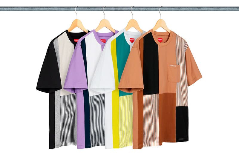 슈프림 봄 열 번째 드롭 리스트 룩북, 트러커 재킷, 세인트 슈프림 저지, 후디, 팬츠, 티셔츠