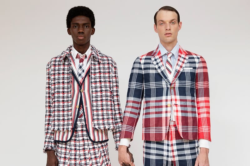 시원한 시어서커 소재를 살린, 톰 브라운 2020 SS 컬렉션 룩북 공개