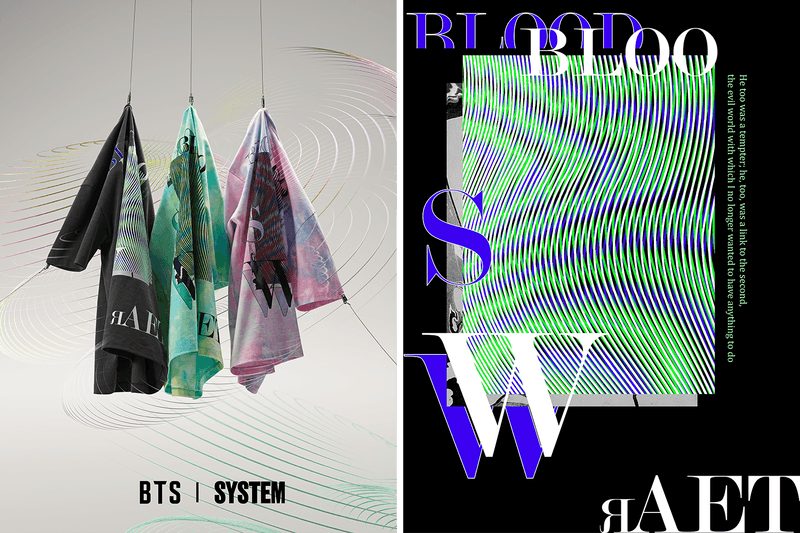 시스템, 방탄소년단과의 첫 번째 캡슐 컬렉션 공개