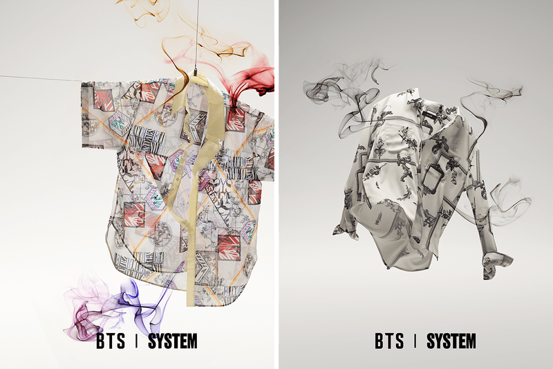 시스템, 방탄소년단과의 첫 번째 캡슐 컬렉션 공개