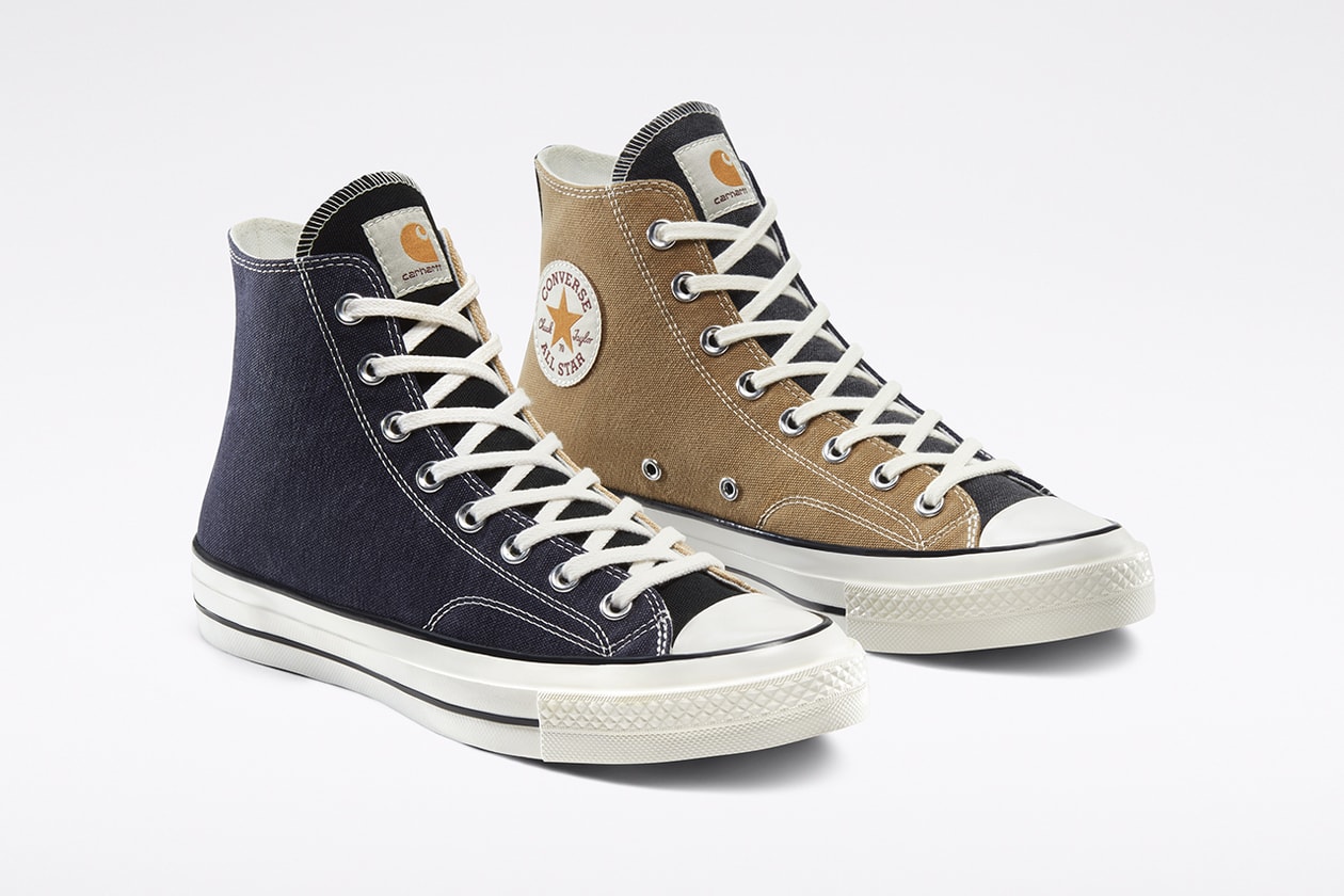 컨버스 x 칼하트 WIP, 칼하트 의류 재활용 척 70 출시, 업사이클링, 리사이클, 친환경