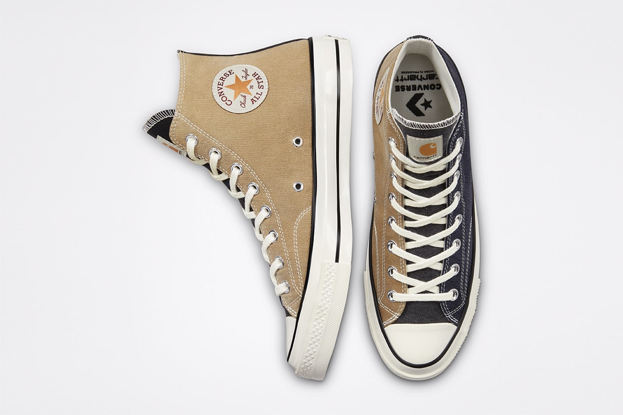 컨버스 x 칼하트 WIP, 칼하트 의류 재활용 척 70 출시, 업사이클링, 리사이클, 친환경