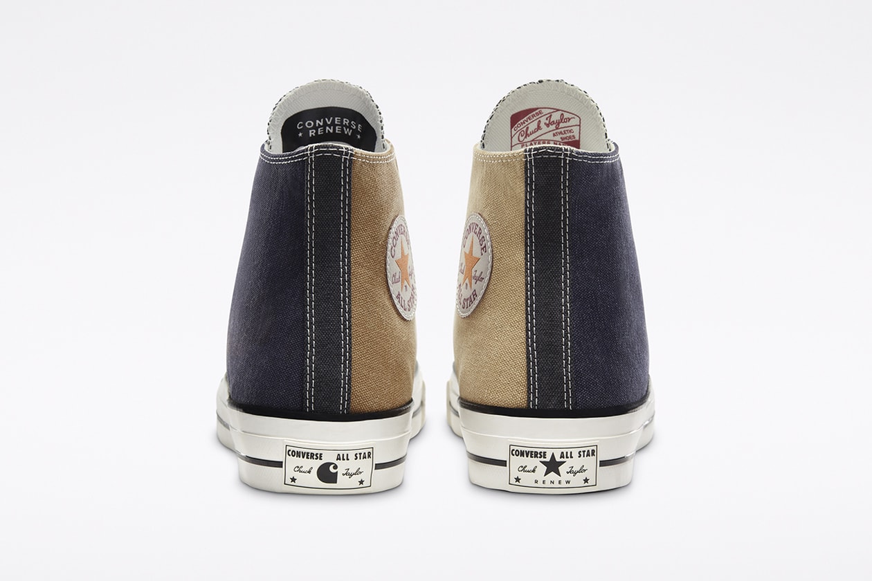 컨버스 x 칼하트 WIP, 칼하트 의류 재활용 척 70 출시, 업사이클링, 리사이클, 친환경