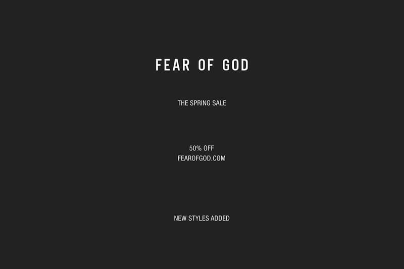 피어 오브 갓, 봄맞이 온라인 스토어 50% 할인 이벤트 진행, 피오갓, 제리 로렌조