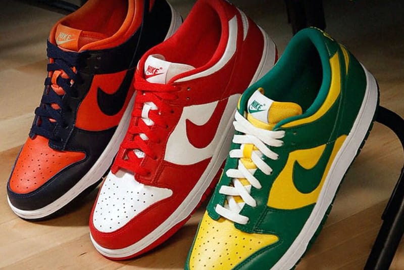 2000년대 디자인을 그대로 유지한, 나이키 덩크 로우 SP 3종 출시