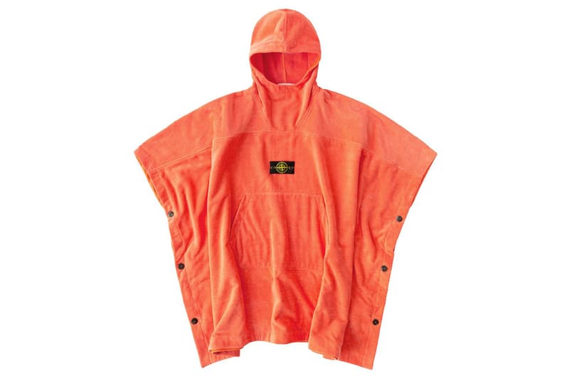 스톤 아일랜드 SS 2020 컬렉션, 판초 형태의 빅사이즈 배스로브 출시, 파자마, 가운, BSTN, 셀프브리지