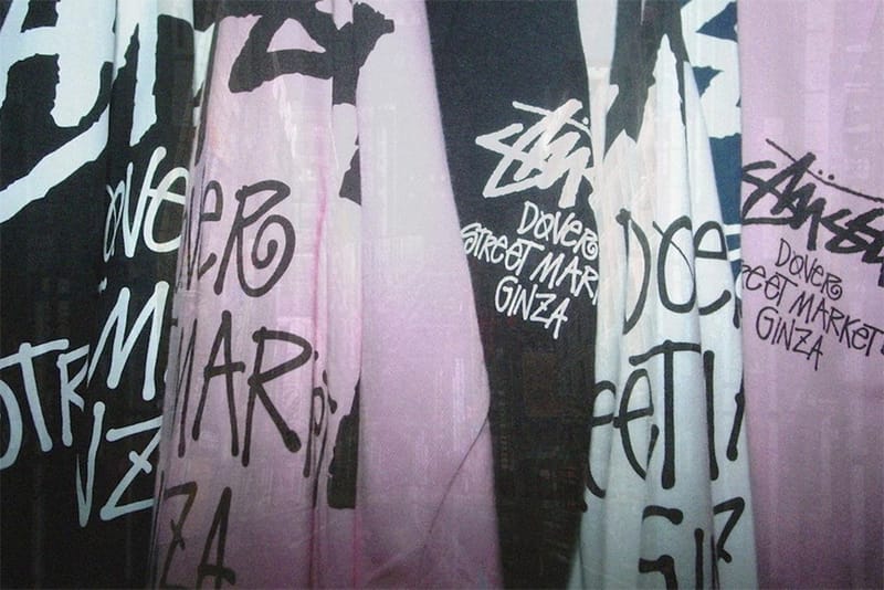 두 로고가 하나로 결합된, 스투시와 도버 스트리트 마켓 긴자의 챕터 팩