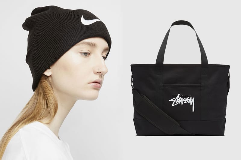 스투시 x 나이키 협업 비니 및 토트백 국내 출시 좌표