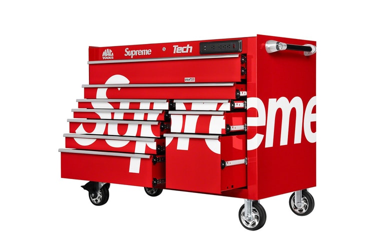 슈프림의 컬러와 로고로 장식된 워크스테이션, T5025 '슈프림 에디션'