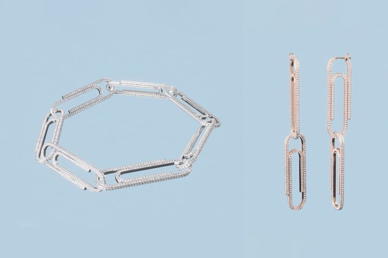 버질 아블로 x 제이콥 앤 코, 페이퍼클립으로 만든 팔찌 & 귀걸이 출시