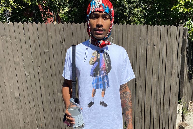 스티브 레이시의 착장이 그대로, 피자슬라임 x 핏 보밋 협업 티셔츠 출시