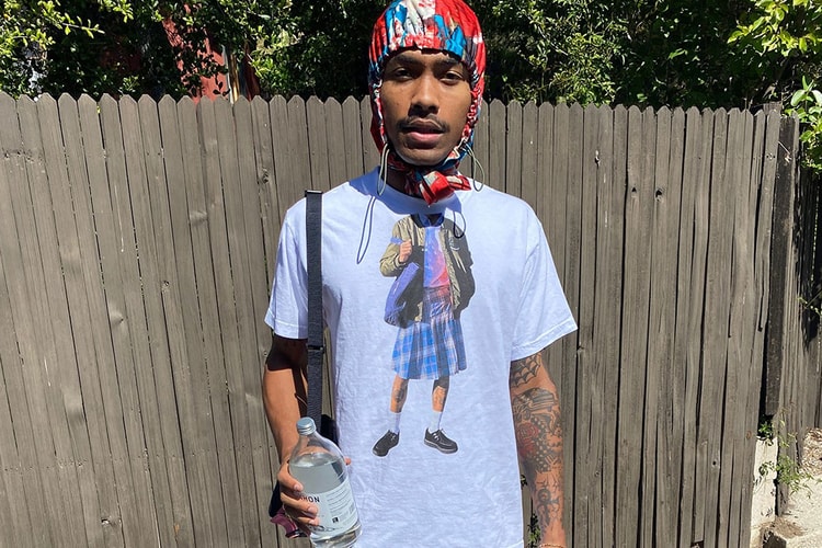 스티브 레이시의 착장이 그대로, 피자슬라임 x 핏 보밋 협업 티셔츠 출시