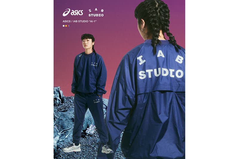 아이앱 스튜디오 x 아식스의 ‘AI-1’ 의류 컬렉션 이미지 및 발매 정보, 티셔츠, 트랙팬츠, 쇼츠, 볼캡