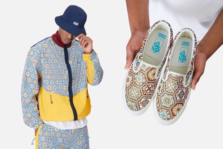 키스, 모로칸 타일 패턴을 활용한 여름 컬렉션 & 반스 협업 슬립온 공개