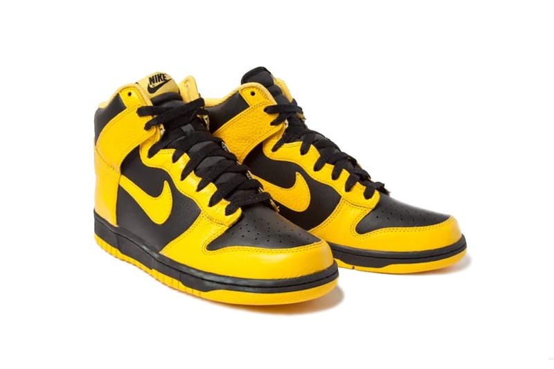 배트맨 혹은 우탱? 나이키 덩크 하이 '블랙/바시티 메이즈' 재출시