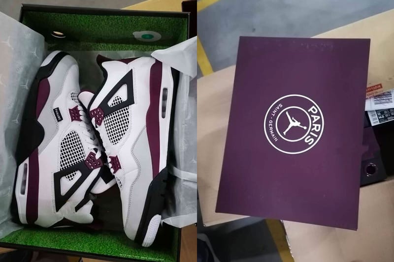 파리 생제르맹 FC와 조던 브랜드의 협업 에어 조던 4가 출시된다