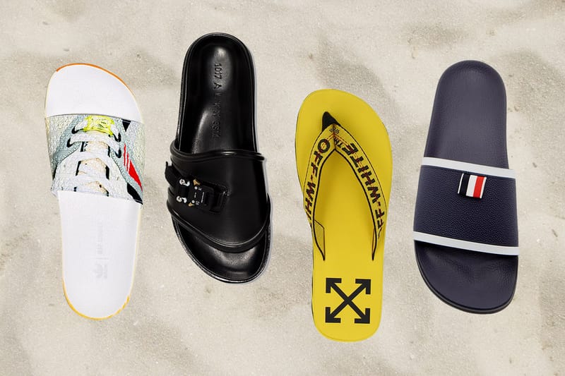 나이키, 오프 화이트, 발렌시아가 등에서 고른, 여름 필수품 슬라이드 10켤레
