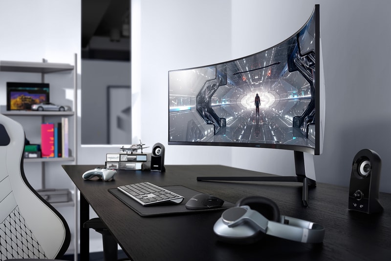 삼성, 49인치 울트라 커브드 게이밍 모니터 오디세이 G9 출시, 1000R, QLED, CES 2020