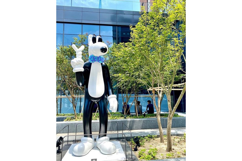 스티븐 해링턴의 첫 야외 영구 조각상이 한국에 한국에 설치됐다, 로프트원, 태릉입구, 사이키델릭 팝, steven harrington