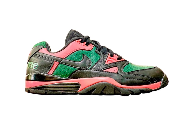 슈프림 x 나이키 에어 크로스 트레이너 3 로우 상세 사진