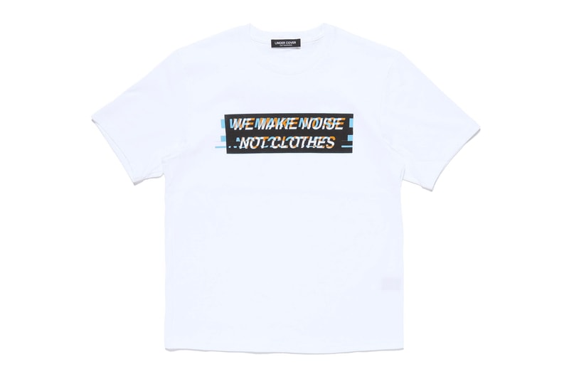 언더커버, 새로운 베이직 컬렉션 'WE MAKE NOISE/NOT CLOTHES' 출시, 티셔츠, 후디, 스웨트셔츠, 롱슬리브, 윈드 브레이커, 셔츠
