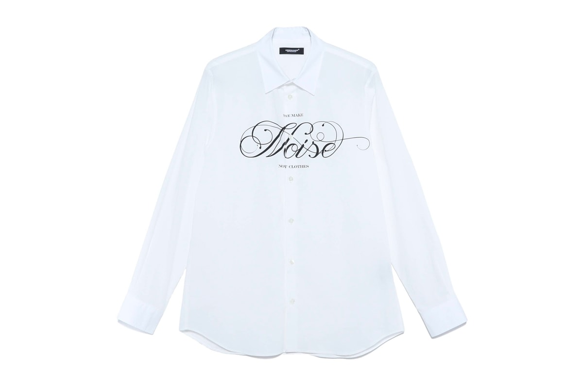 언더커버, 새로운 베이직 컬렉션 'WE MAKE NOISE/NOT CLOTHES' 출시, 티셔츠, 후디, 스웨트셔츠, 롱슬리브, 윈드 브레이커, 셔츠