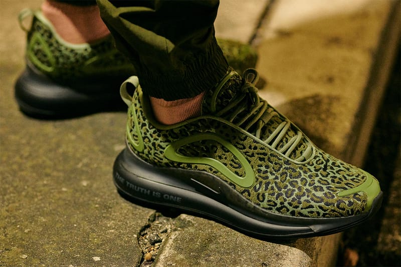 레오파드 패턴을 새긴, 마하리시 x 나이키 에어 맥스 720 컬렉션 공개