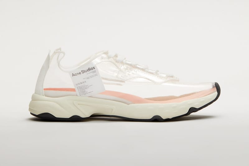 아크네 스튜디오, 속이 훤이 비치는 N3W 투명 스니커 출시