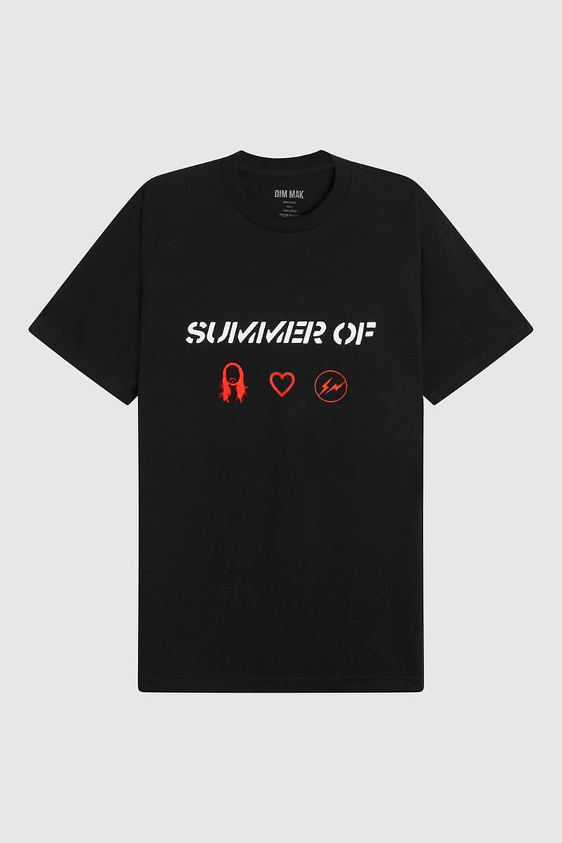 프라그먼트 디자인 x 스티브 아오키 티셔츠 캡슐 컬렉션, 후지와라 히로시, SUMMER OF, 딤 막, DIM MAK