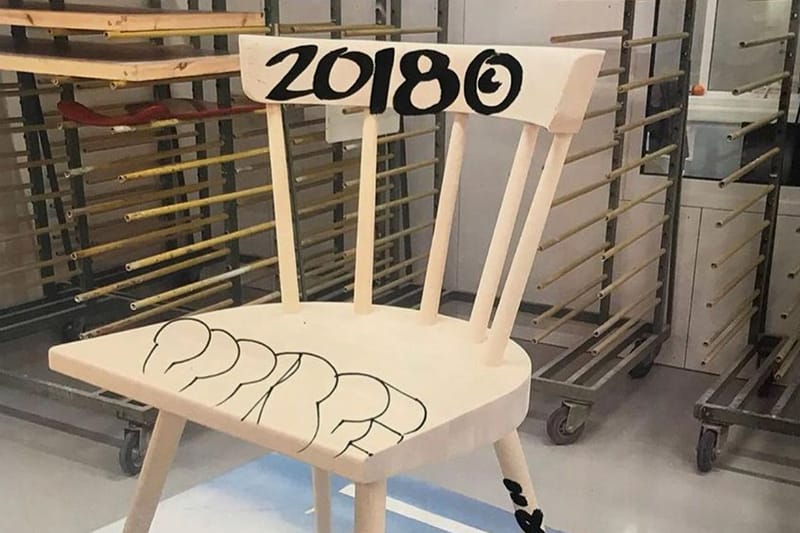 하나뿐인 버질 아블로 x 이케아 ‘마르케라드’ 의자가 경매 중