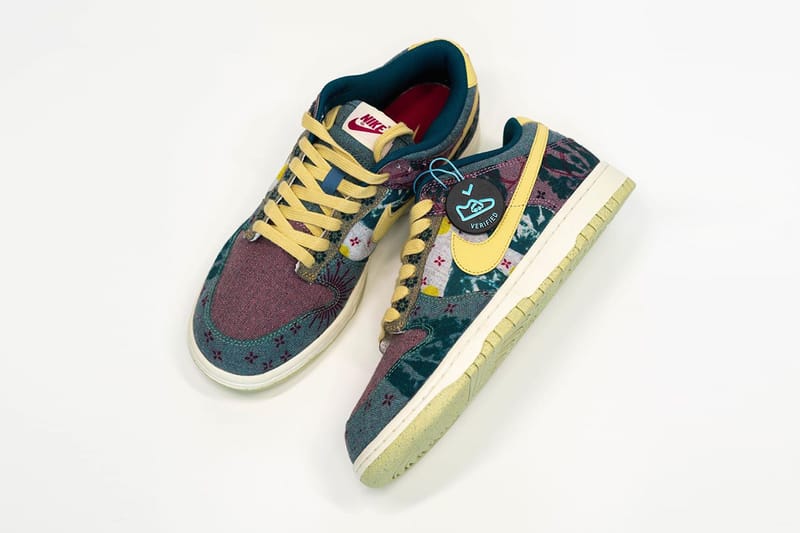 재활용 소재로 만들어진, 나이키 덩크 로우 SP '레몬 워시' 상세 사진 공개