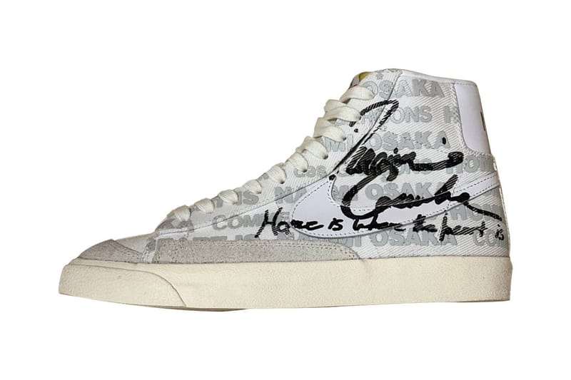 오사카 나오미 x 꼼 데 가르송 x 나이키 블레이저 미드 실물 사진