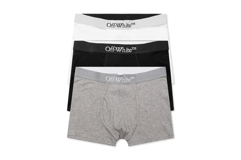 오프 화이트, 세 가지 컬러의 복서 브리프 콤보 팩 출시