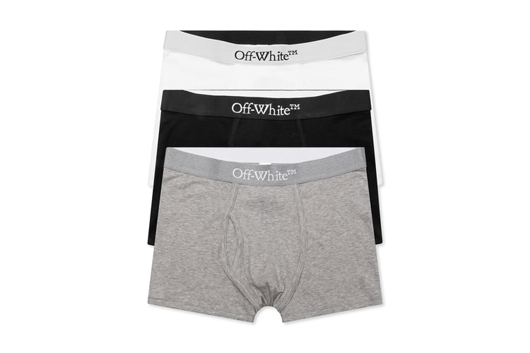 오프 화이트, 세 가지 컬러의 복서 브리프 콤보 팩 출시