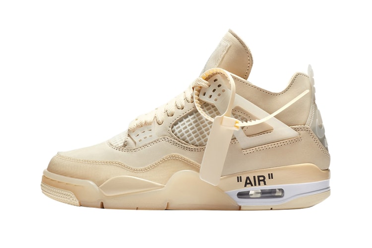 오프 화이트 협업 에어 조던 4 ‘세일’ 공식 사진 및 발매 정보 공개