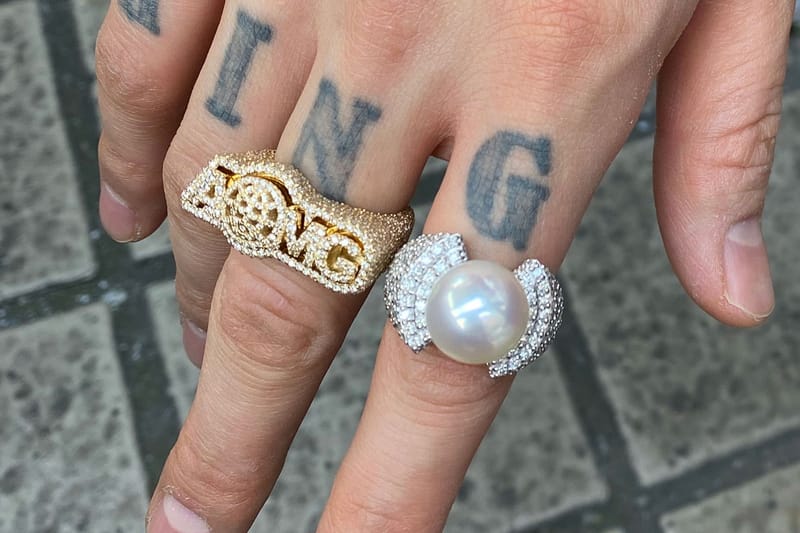 다이아몬드, 금, 진주로 만들어진, 박재범을 위한 퀀테즈의 커스텀 주얼리