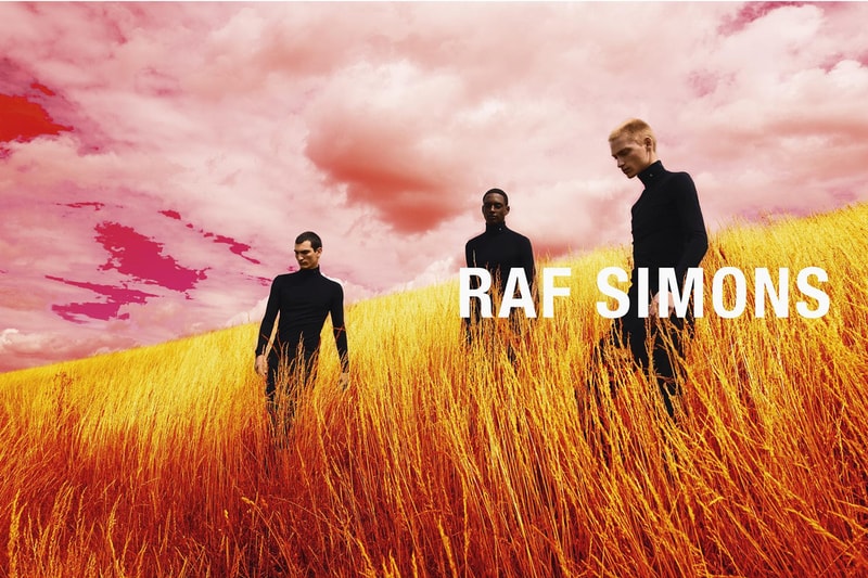 라프 시몬스의 2020 FW 캠페인, 가을 겨울 컬렉션, 2020 런웨이, raf simons