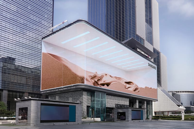 빌딩에 떨어진 금빛 물방울? ‘삼성 갤럭시 언팩 2020’ 옥외 티저 영상 공개