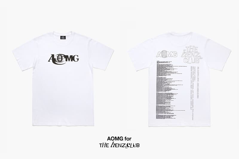 AOMG, LMC, 미스치프 등, 클럽 헨즈 & 모데시 후원 위한 티셔츠 컬렉션 출시, AOMG, 코로나19, 릴 체리, 지토모, 레어벌스, 하이츠 스토어, 게토레이, 소스 카르텔