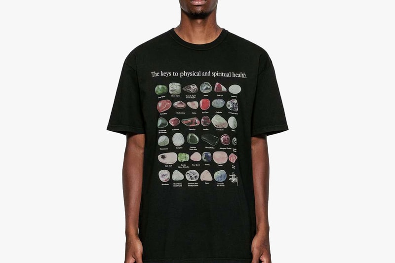 스투시, 그래픽 대신 돌을 활용한 스톤 피그먼트 다이 티셔츠 공개, 스투시 반팔티, stussy