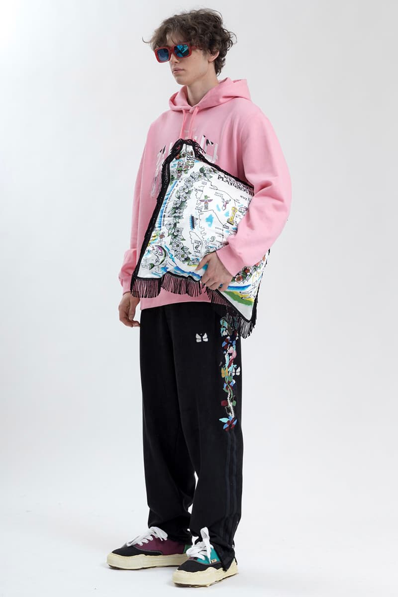 /017이 선보이는 더블렛의 FW 2020 룩북, 'We Are The World', 타지마할, 파리, 에펠탑, 서울, 무스탕, 롱슬립, 일본 편집샵, 마사유키 이노