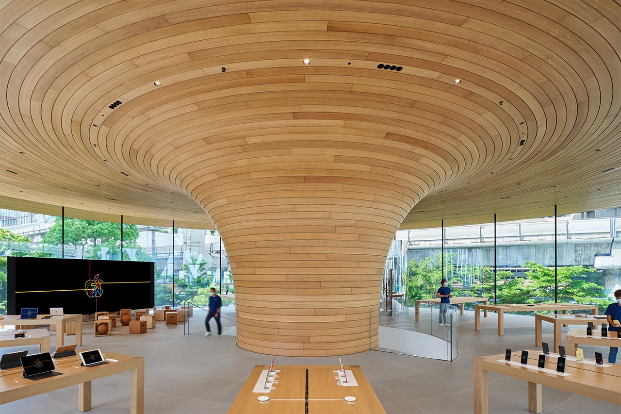 애플, 사과나무를 형상화한 새 방콕 매장 ‘애플 센트럴 월드’ 공개, 아이폰, 에어팟, 맥북, 애플 워치